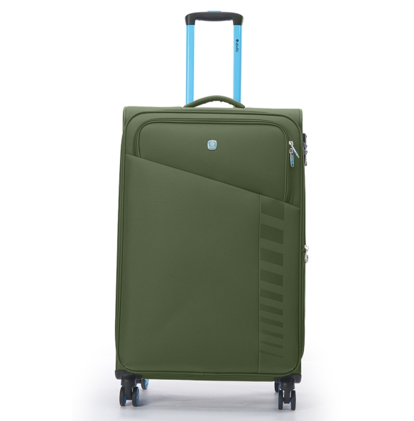 Βαλίτσα υφασμάτινη Μεγάλη DIELLE 30/70 79x48x31/34 cm Πράσινο
